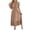 *3-Khaki, variant on VBVC Women's Cotton-Linen Midi Dress,Ladies Ruffle V-Neck Button Down Sundress,Summer Drawstring Dress For Women,Green,S-2XL
