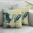 thumbnail image 3 of Orinice Birds Water Wings Graphic Decorative Cushion Throw Pillow Cover for Home Couch Living Room Sofa, High-Quality Aesthetic Decorative 1PC 24x24in, 3 of 5