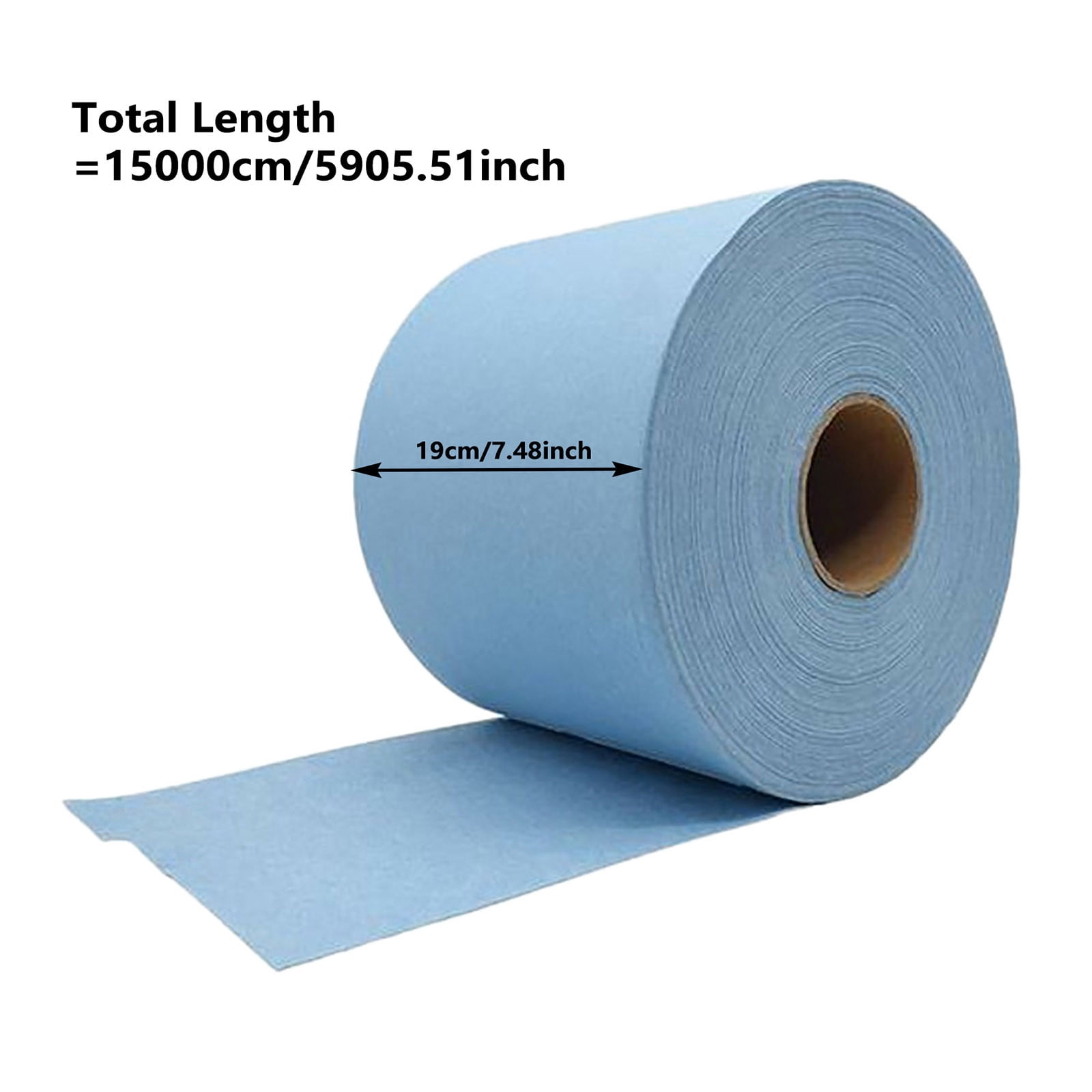 CSStudio Household Roll Paper Towel, Blue, 1 Roll