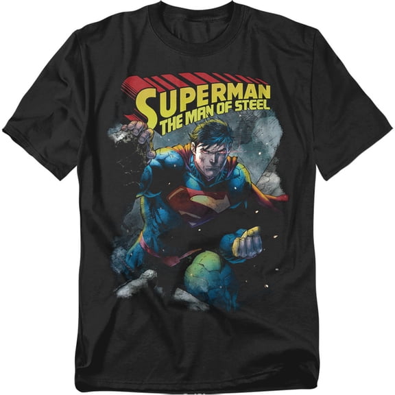 Superman T-Shirt Through The Rubble Unisex Graphic Tee For Men & Women