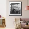thumbnail image 3 of Historic Framed Print, U.S. Military Prison, Alcatraz Island, San Francisco Bay, 17-7/8" x 21-7/8", 3 of 9