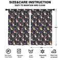 thumbnail image 2 of Blackout Kids Curtains,DarkBlue Cartoon Dinosaurs Astronauts Pattern Childrens Insulated Curtains Set Of 2,Bedroom Essentials,Toddler Room Decor 52"x84", 2 of 5