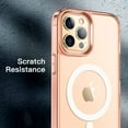 thumbnail image 7 of JETech Magnetic Case for iPhone 12 Pro Max 6.7-Inch Compatible with MagSafe Wireless Charging, Shockproof Phone Bumper Cover, Anti-Scratch Clear Back (Rose Gold), 7 of 7