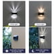 thumbnail image 5 of Bewildely 4 piezas de luz Solar recargable para patio, valla, lámpara de pared, paisaje, pasarela, detección automática, luces de cubierta, Iluminación y accesorios Cálido, 5 of 6