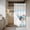 Blue, variant on Sky Blue Ocean Starfish No Hook Shower Curtain Waterproof, Bathroom Curtains with Snap in Liners and See Through Top Window, Summer Coastal Coral Conch Hotel Style Bathtub Curtains Shower 36"Wx72"L