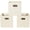 Creamy White, variant on Fabric storage bins Cubes, Fabric Cube Organizer with Handle, Foldable Cube Bins for Cloth or Accessary Storage