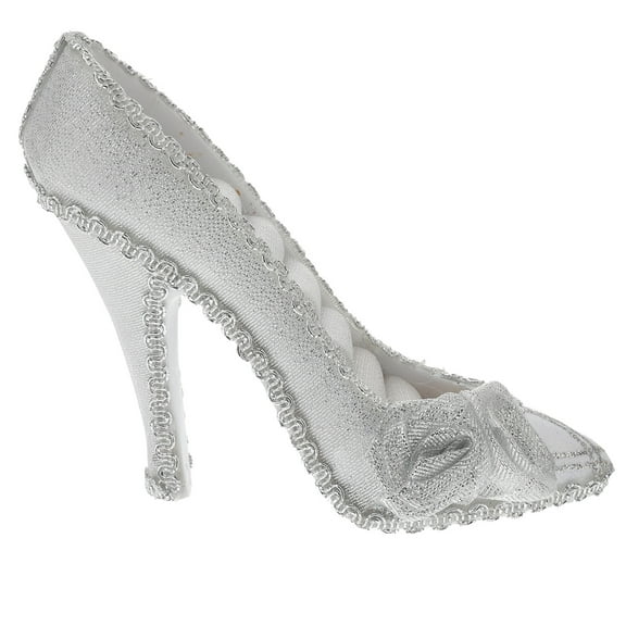 PBPBOX Elegant High Heel Earring Stand Resin Material White for Home