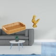 thumbnail image 2 of Cestas de almacenamiento,Cestas de almacenamiento de cocina tejidas con asas hechas a mano,Escultura de pollo,Escultura de pollo,decoración del hogar,figura de gallo,Figura decorativa de, 2 of 8