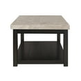 thumbnail image 3 of Picket House Furnishings Caleb Marble Top Coffee Table in Espresso, 3 of 8