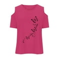 thumbnail image 3 of Kiijoy Big Girls Butterfly Print Short Sleeve T-Shirt Loose Summer T Shirt, Sizes 3-12, 3 of 5