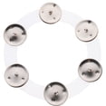 thumbnail image 1 of EeaseCA 1 Pc Durable Drum Cymbal Sturdy Hi-hat Bell Compact Cymbal Bell (Silver), 1 of 8