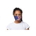 thumbnail image 5 of WIRESTER 6.3" x 8.6" Reuseable Washable Polyester Cotton Mask Cover Protection For Adult, Wood Vintage American USA Flag, 5 of 6