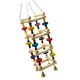thumbnail image 4 of 2 / Piece Parrot Bird Toy Escalera de Beads Columpio Perch Bird Playound Stand, 4 of 9