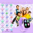 thumbnail image 6 of Eurhowing 1.83" Smart Watch for Kids Teens, Educational Touchscreen Smartwatch with Phone Calls Music Calculator, Kids Phone Watch Excellent Gift, Purple, 6 of 8