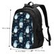 thumbnail image 5 of Easygdp Gnome and Snowflakes Mochila para Laptop de Viaje con Puerto USB, Mochila para Laptop con Puerto de Carga USB para Mujeres y Hombres, 5 of 7