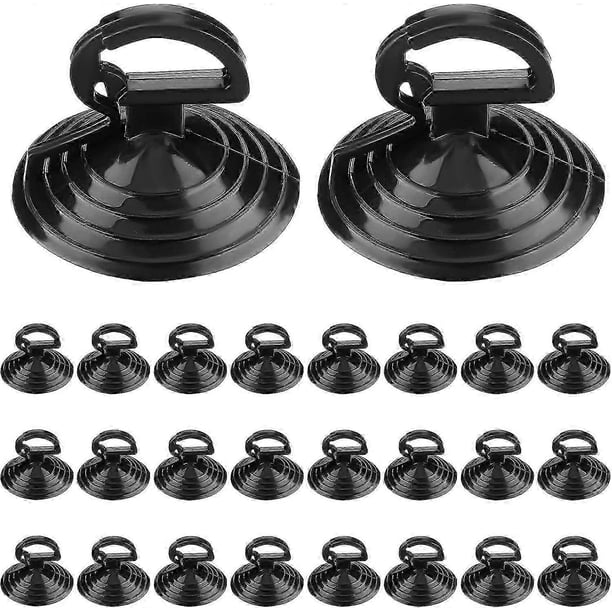 Paquete de 24 ventosas pequeñas de PVC para parabrisas de coche, para viseras de coche, p202411261105