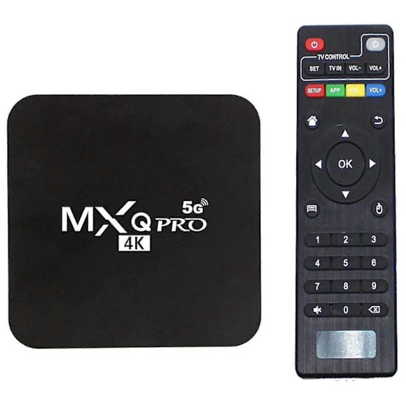 Android TV Box, 4K HDR Streaming Media Player, 4GB RAM 32GB ROM Allwinner H3 Core Smart TV Box -ZZY