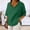 A1_Green, variant on WTXUE Cotton Linen V Neck Lapel Collared Shirts for Women Half Sleeve Tunic Blouse Loose Fit Pullover Summer Tops Travel Tops Basic Shirts Dressy Casual Tops Casual Work Top Plain Shirts Black L