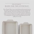 thumbnail image 3 of Thyme & Table Stoneware Rectangular Baker, Black & White Geo, 2-Piece Set, 3 of 6