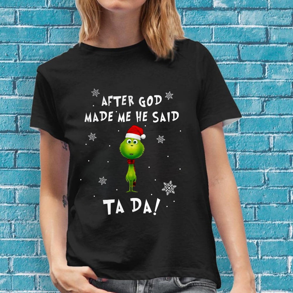 Grinch Personalized Print T Shirt 