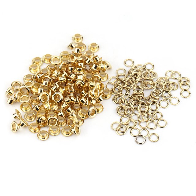 Metal Grommets, Shoe Eyelets, Leather Hole Punch Set, Metal Eyelet Button Round 5mm For DIY Home Or Craft Projects