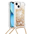 thumbnail image 4 of Funda FOXDOCK para iPhone 13 Mini con Cuerda Ajustable, Brillo Líquido, Protección Antigolpes y Lente – Ideal para Regalo, 4 of 6