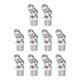 thumbnail image 1 of Niquelado Hierro 45 Grados Grasera M8 x 1mm Rosca Hidráulico Engrasador Accesorios, 20 Piezas Unique Bargains accesorios para tornos electricos, 1 of 5