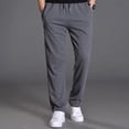 thumbnail image 2 of Mens Jogging Sweatpants Sportswear Knit Tracksuit Oversize Wide Leg Solid Pants, 2 of 7