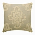 thumbnail image 5 of Pillow Cover, Beige 12"x12" (30x30 cm) Cushion Cover, Linen Moroccan & Embroidery Throw Pillow Cover&nbsp;For Sofa, Tribal Pattern Contemporary Style - Civilization, 5 of 10