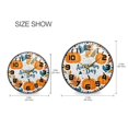 thumbnail image 5 of Yayeee Wall Clock for Living Room 9.5 inch Battery Operated Round with Holder, Pumpkins Pattern, 5 of 7