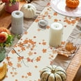 thumbnail image 3 of Fall Table Runner Maple Branches Autumn Harvest Thanksgiving Table Runner Farmhouse Holiday Kitchen Dining Room Table Decoration 13x72 Inch (13'''' x 120''''), 3 of 4