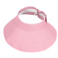 thumbnail image 4 of KOKOPARK Visières pour Femmes Légères Mode d'Automne Incontournables Protection Uv Retroussable Grand Bord Queue de Cheval Chapeau de Soleil Rose, 4 of 5