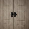 thumbnail image 2 of Renovators Supply Door Latch 2" Oil Rubbed Bronze Gate Latch / Barn Door Latch Lock w/Screws, 2 of 13