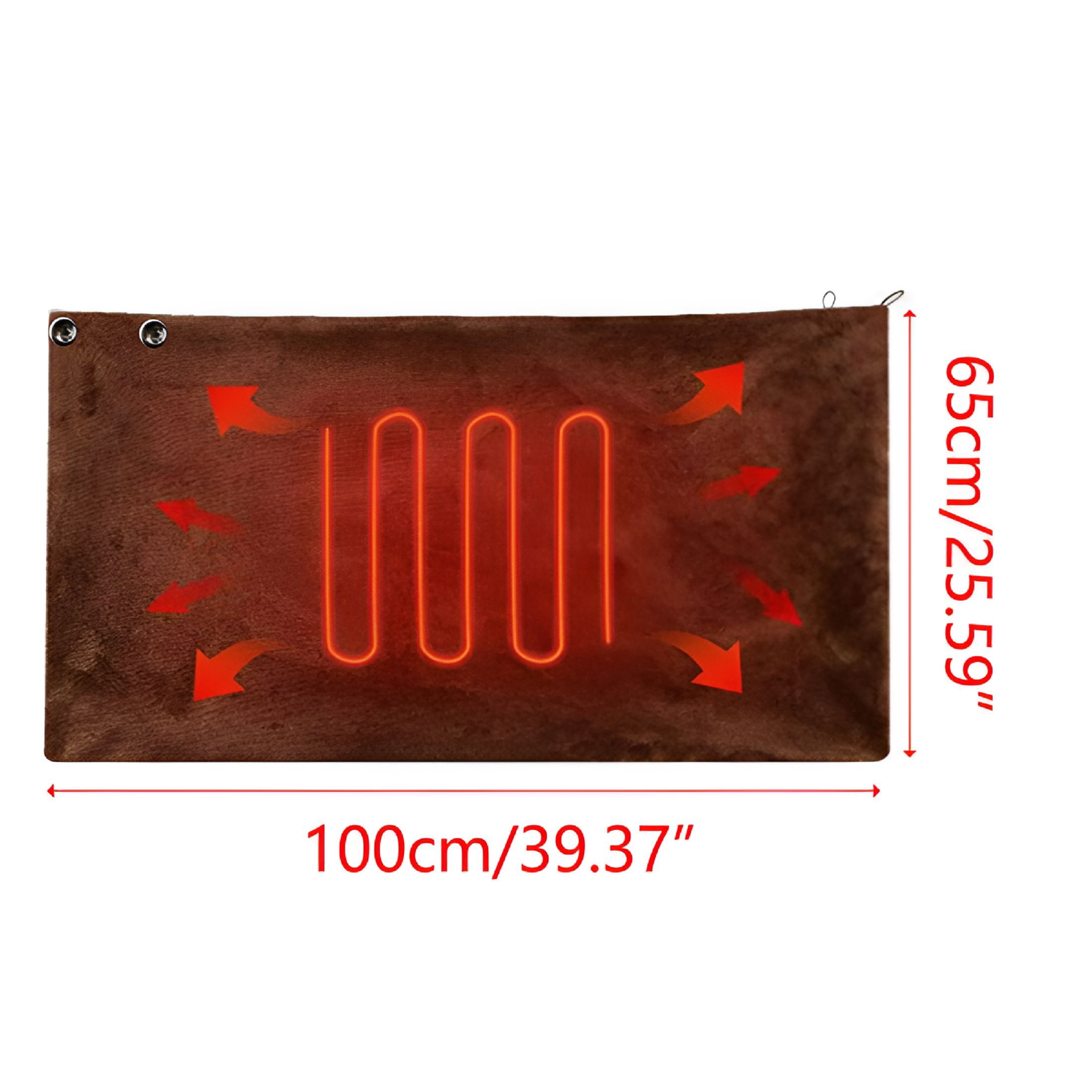 HIBIBUD 2026 New Heated Electric Blanket,Coral Fleece Twin Size with 4 Heat Settings Wearable Usb Heated Blanket Shawl for Home, Couch, Office, Travel, Outdoor, Chilly Evenings, Comfort, Relaxation