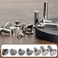 thumbnail image 2 of Chicago Screw Leather Rivets Assorted Screw Rivets M5 Chicago Binding Screws for Decorating PU Craft Belts(110PCS)A, 2 of 6