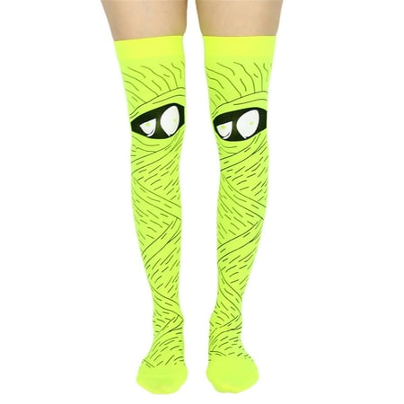 

citgeett Halloween Stockings for Women Halloween Thigh High Socks Over Knee Socks Cosplay Costume Long Tube Novelty Gothic Stocks