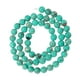 thumbnail image 1 of 60 piezas de cuentas de sedimento marino natural de galaxia de 6 mm, cuentas de gema pulidas redondas suaves sueltas (longitud de 15 pulgadas, verde profundo mezclado), 1 of 5