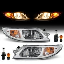 Bestco 1 Pair Truck Headlights for 2002-2019 International 4100 4200 4300 4400 8500 8600 Headlamp