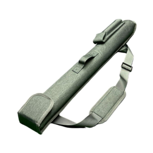 Estuche para taco de billar, bolsa de transporte, correa de hombro ajustable, profesional, ligero gris