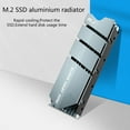 thumbnail image 4 of M.2 SSD NVMe NGFF HeatSink Heat Sink M.2 2280 SSD Hard Disk Aluminum Heat Sink Radiator Thermal Cooling Pad for Desktop, 4 of 12