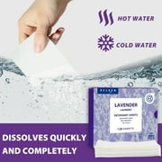 Xcleen Laundry Detergent Sheets Lavender Scent, Plastic Free Travel Laundry Strip, 120 Loads