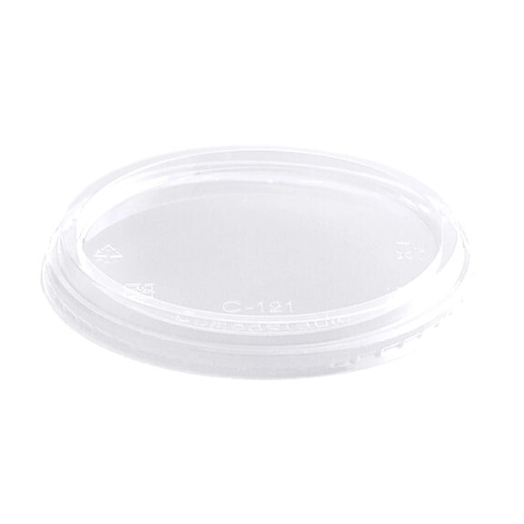 Compostable Lids for 8-32 oz Clear Round Deli Containers