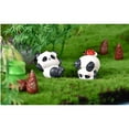 thumbnail image 5 of Ksopiavobs 10 Pcs Cute Mini Pandas Figurines Bamboo Miniature Animal Miniature Figurines DIY Cake Topper for Moss Landscape Home Decoration, 5 of 7