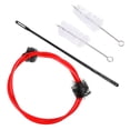 thumbnail image 4 of Hytrove 4pcs Horn Cleaning Brush Nylon Red Maintenance Accessory for Musicians, 4 of 8