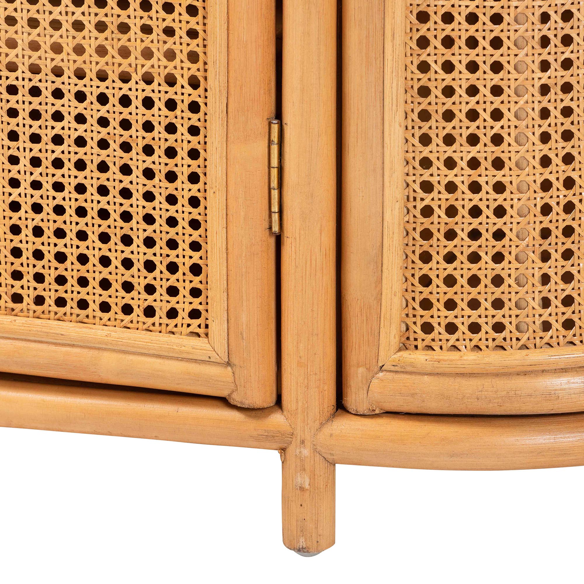 bali & pari McKenna Boho Sideboard, 2-Drawer, Light Honey