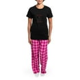 thumbnail image 4 of CafePress - Our Love Now & Always Pajamas - Women's Short Sleeve Print T-Shirt and Pants Dark Cotton Pajama Set, 4 of 7