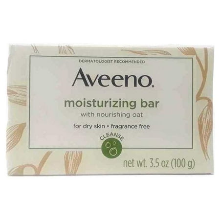 Aveeno Moisturizing Bar for Dry Skin 3.5 Oz (Pack of 8)