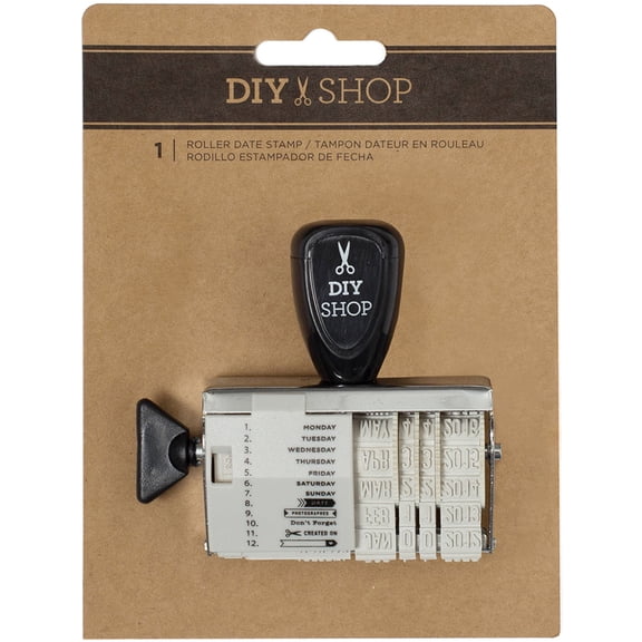 DIY Shop 4 Rotary Date Stamp-Gold