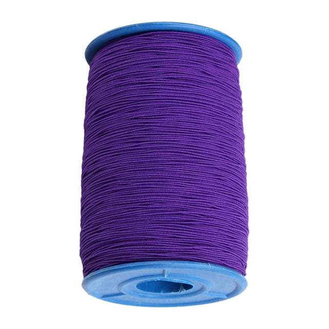 Cuerda elástica de bricolaje, herramientas de correa de costura para tejer, cordón elástico, manualidades, fabricación a mano resistente, accesorios, Violeta Sunnimix Cuerda elastica