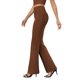 thumbnail image 2 of WILLBEST Pantalones Casuales de Mujer, Pantalones de Vestir con Corte Acampanado, Pantalones Rectos de Cintura Alta, Pantalones de Trabajo Informales de Negocios con Bolsillos, 127 Extra Grande, 2 of 5